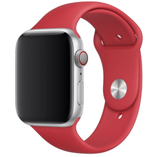 Ремешок силиконовый для Apple Watch 38/40/41 AAA+, Червоний