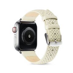 Шкіряний ремінець BlackPink Modern для Apple Watch, Білий