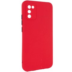 Чехол TPU Square Full Camera для Samsung Galaxy A02s, Красный