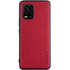 Чехол AIORIA Textile PC+TPU для Xiaomi Mi 10 Lite, Красный