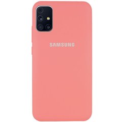 Чехол Silicone Cover Full Protective (AA) для Samsung Galaxy M31s, Персиковый / Peach