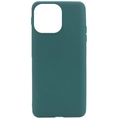 Силиконовый чехол Candy для Apple iPhone 13 Pro Max (6.7"), Зеленый / Forest green