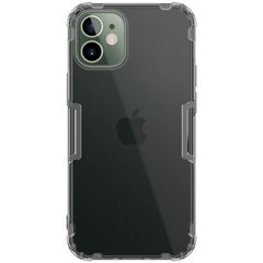 TPU чехол Nillkin Nature Series для Apple iPhone 12 mini (5.4"), Серый (прозрачный)