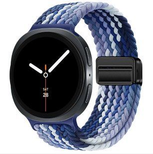 Ремешок плетеный нейлоновый для Samsung Galaxy Watch 8Blueberry color