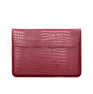Чехол-конверт-подставка CROCODILE PU 15", Бордовый
