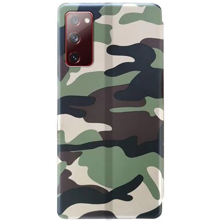 Кожаный чехол (книжка) Classy для Samsung Galaxy S20 FE, Camouflage