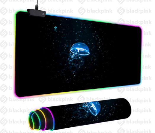 LED килимок для мишки Медуза 80х30 см