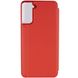 Чехол-книжка Smart View Cover для Samsung Galaxy S21, Красный / Светлое окошко