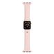 Ремінець BlackPink Силіконовий Вузький для Apple Watch 42/44mm Світло-рожевий