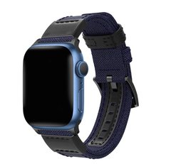 Ремешок Нейлоновый BlackPink Оксфорд для Apple Watch 42/44mm, Синий