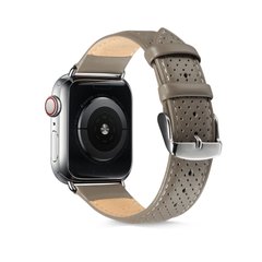 Шкіряний ремінець BlackPink Modern для Apple Watch, Сірий