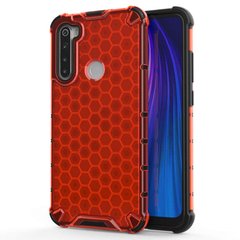 Ударопрочный чехол Honeycomb для Xiaomi Redmi Note 8 / Note 8 2021, Красный