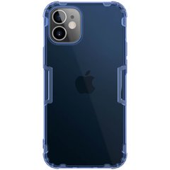 TPU чехол Nillkin Nature Series для Apple iPhone 12 mini (5.4"), Синий (прозрачный)
