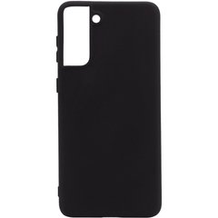 Чехол Silicone Cover Full without Logo (A) для Samsung Galaxy S21+, Черный / Black