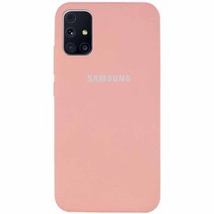 Чехол Silicone Cover Full Protective (AA) для Samsung Galaxy M31s, Розовый / Pink