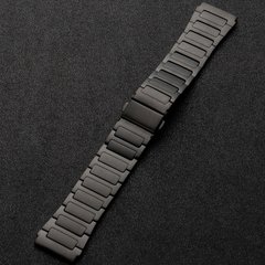 Ремінець металевий 22mm Elegant для Xiaomi Amazfit Stratos | GTR 3 | Stratos 3 Black