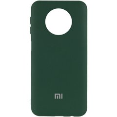 Чехол Silicone Cover My Color Full Protective (A) для Xiaomi Redmi Note 9 5G / Note 9T, Зеленый / Dark green