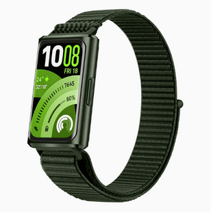 Петля-ремінець з нейлону для Huawei Band 11 / 11 Pro &bull; М&rsquo;який &bull; Регульований &bull; Липучка, хакі