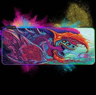 Коврик для мышки LED 80*30 см. Monster , Print1