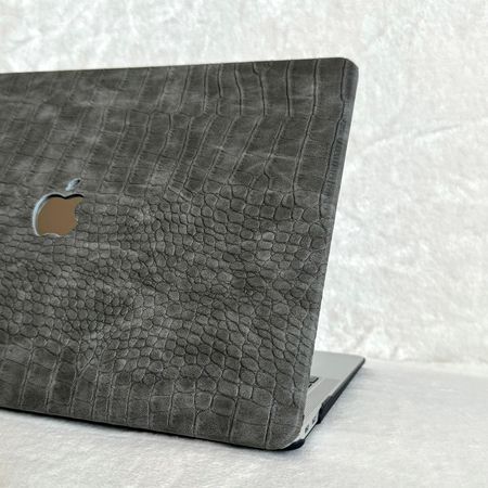 Чехол накладка кожаная на MacBook Pro 14 (A2442/2779/2981/2992) , Сірий