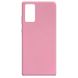 Силиконовый чехол Candy для Samsung Galaxy Note 20, Розовый