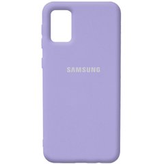 Чехол Silicone Cover Full Protective (AA) для Samsung Galaxy A02s, Сиреневый / Dasheen