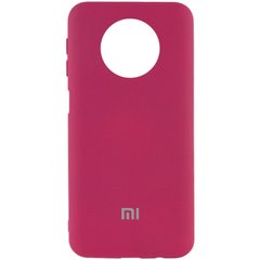 Чехол Silicone Cover My Color Full Protective (A) для Xiaomi Redmi Note 9 5G / Note 9T, Бордовый / Marsala