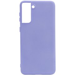 Чехол Silicone Cover Full without Logo (A) для Samsung Galaxy S21+, Сиреневый / Dasheen