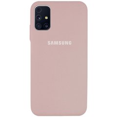 Чехол Silicone Cover Full Protective (AA) для Samsung Galaxy M31s, Розовый / Pink Sand
