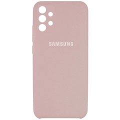 Чехол Silicone Cover Full Camera (AAA) для Samsung Galaxy A32 4G, Розовый / Pink Sand