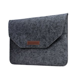 Чохол-конверт із повсті для ноутбука 15" Dark Grey