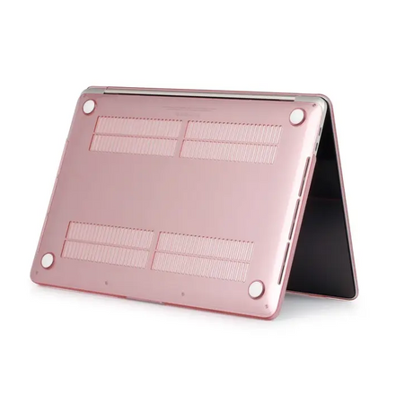 Чехол накладка для MacBook Pro 16" A2485/A2780 Пластиковый, Розовый