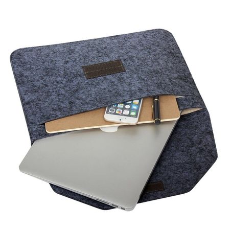 Чехол-конверт из войлока для ноутбука 15" Dark Grey