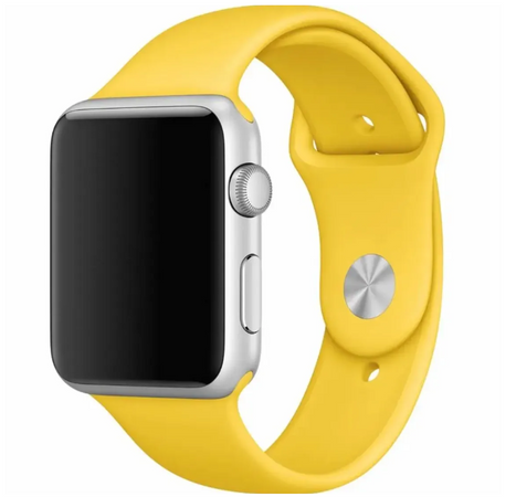 Ремешок силиконовый для Apple Watch 38/40/41 AAA+, Жовтий