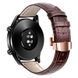 Шкіряний ремінець для годинника універсальний 22мм., Brown+RoseGold