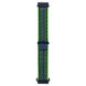 Ремінець Sport Loop для смарт годинників - 20 мм Bright green with blue