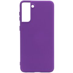 Чехол Silicone Cover Full without Logo (A) для Samsung Galaxy S21+, Фиолетовый / Purple