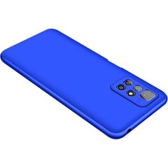 Пластиковая накладка GKK LikGus 360 градусов (opp) для Xiaomi Redmi 10 / Note 11 4G, Синий