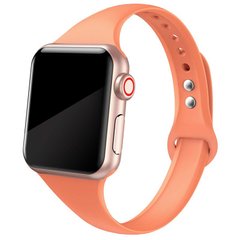 Ремешок BlackPink Силиконовый Узкий для Apple Watch 38/40mm Оранжевый