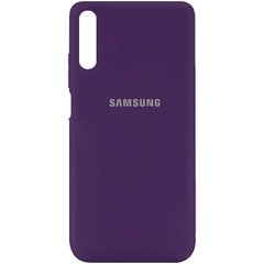 Чехол Silicone Cover My Color Full Protective (A) для Samsung A750 Galaxy A7 (2018), Фиолетовый / Purple