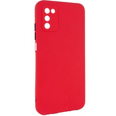 Чехол TPU Square Full Camera для Samsung Galaxy A03s, Красный