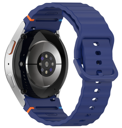 Силіконовий ремінець для Samsung Galaxy Watch 7/FE/6/5/4, Темно-синій