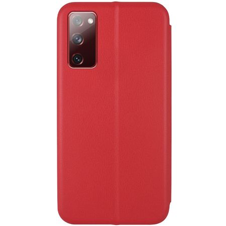 Кожаный чехол (книжка) Classy для Samsung Galaxy S20 FE, Красный