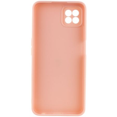 Силиконовый чехол Candy Full Camera для Oppo A53 5G / A73 5G, Розовый / Pink Sand