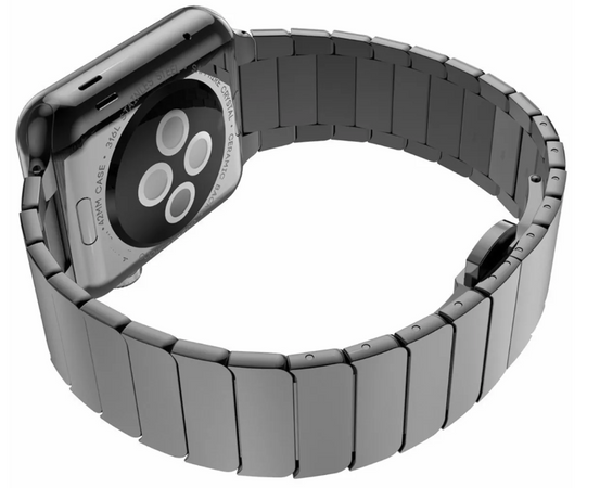 Ремешок мтелический IRON для Apple Watch 49/45/44/42 mm AAA+, Чорний