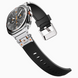 Металевий ремінець Armor Pro із силіконовою вставкою для Samsung Galaxy Watch 8 40/44 мм., black+silver