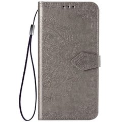 Кожаный чехол (книжка) Art Case с визитницей для Samsung Galaxy M31s, Серый