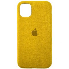 Чехол ALCANTARA Case Full для Apple iPhone 11 (6.1"), Желтый