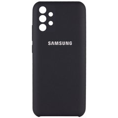 Чехол Silicone Cover Full Camera (AAA) для Samsung Galaxy A32 4G, Черный / Black