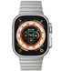 Ремешок мтелический IRON для Apple Watch 49/45/44/42 mm AAA+, Срібний